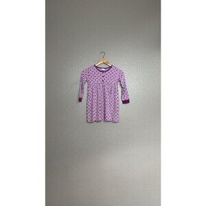 Hanna Andersson Purple Polka Dot Long Sleeve Dress